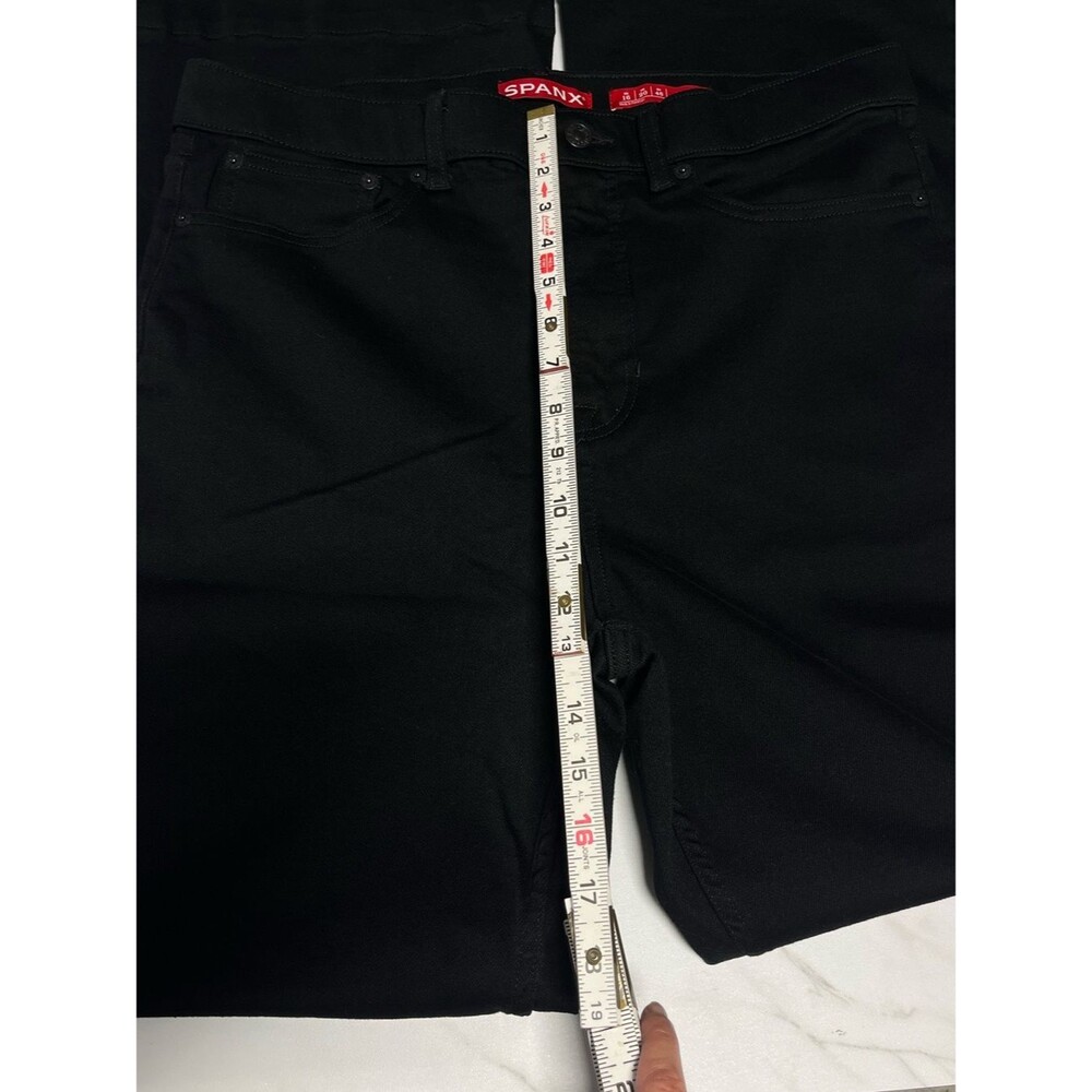 SPANX sculpt ReDefine Flare Jeans – black, zip fly, 5-pocket, shaping denim 16 - Picture 8 of 10